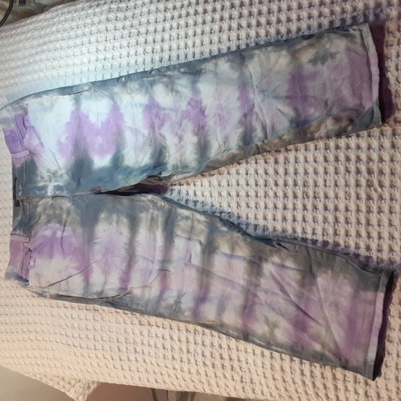 Tie dyed jeans, Gloria Vanderbilt, size 18W, Amanda - Picture 1 of 4